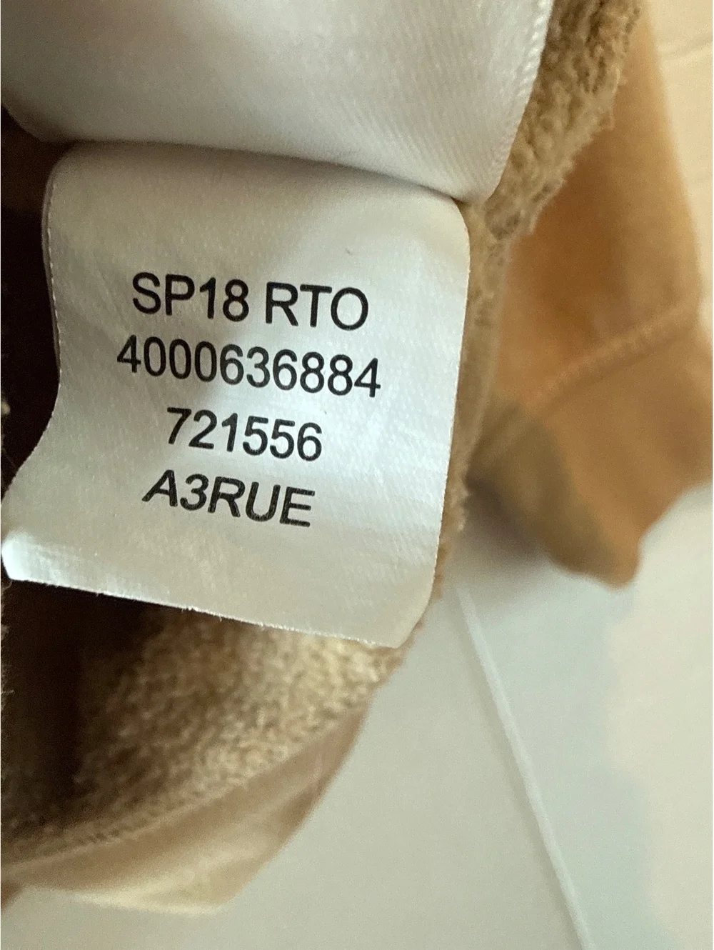 The North Face Men's Hoodie Tan Large Cotton Blend Pullover Sweatshirt